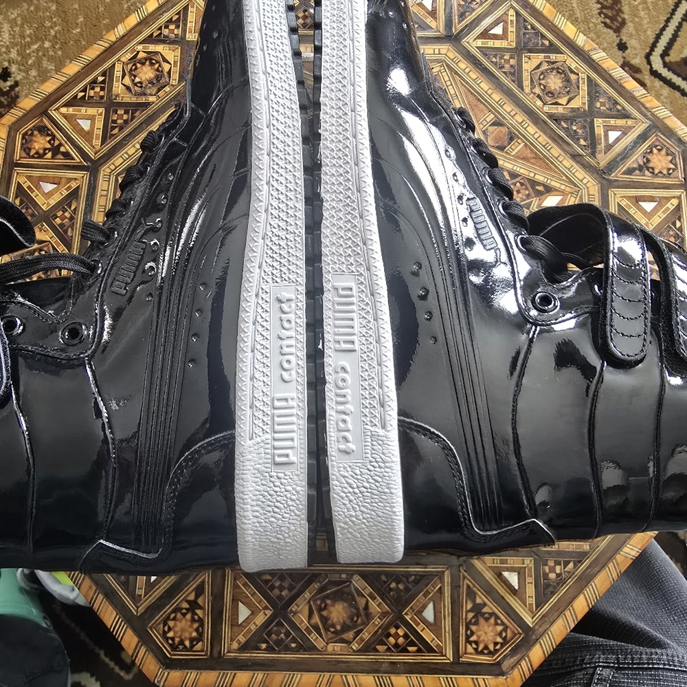 PUMA Men's Black High-Top Sneakers SIZE 9.5 NWOT